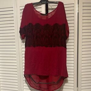 Maurices Fuchsia Blouse